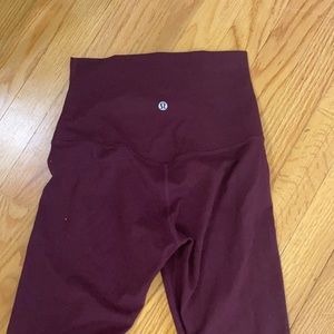 Lululemon super high rise align size 4